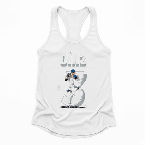 Edwin Diaz Los Angeles D Baseball Players MLBEDD201M Flowy Tank - Sportilla