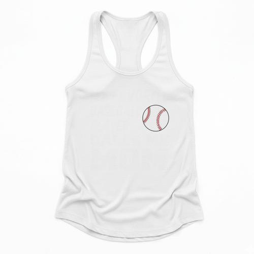 My Favorite Baseball Player Calls Me Mom Flowy Tank - Sportilla