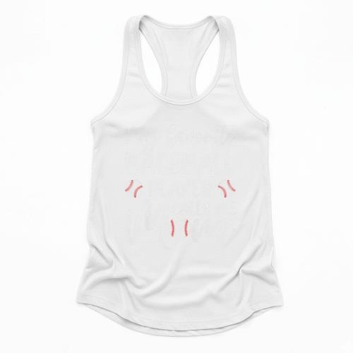 My Favorite Baseball Player Calls Me Mom For Baseball Mom Premium Flowy Tank - Sportilla