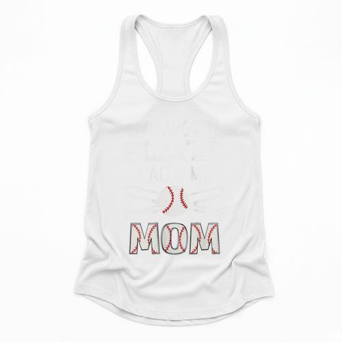 My Favorite Player Calls Me Mom Baseball Mom Game Day Flowy Tank - Sportilla