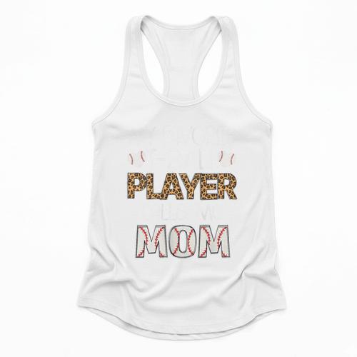My Favorite T-Ball Player Calls Me Mom Baseball Mom Tee Ball Flowy Tank - Sportilla
