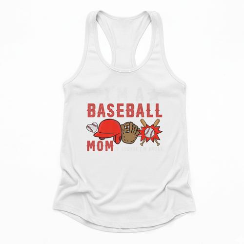 I'm A Baseball Mom Of Course I'm Broke Premium Flowy Tank - Sportilla