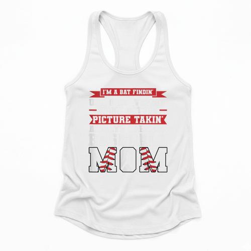 I'm a Bat Findin Washin' Baseball Mom Baseball Flowy Tank - Sportilla