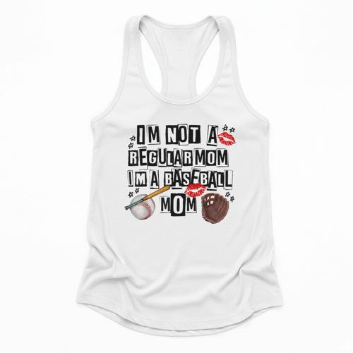 I'm Not A Regular Mom I'm A Baseball Mom Mother's Day Flowy Tank - Sportilla