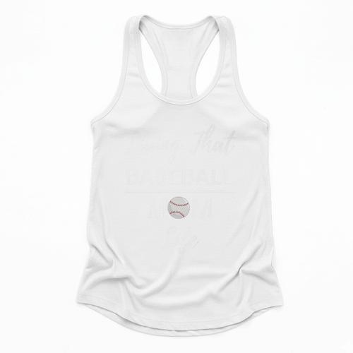Living That Baseball Mom Life Premium Flowy Tank - Sportilla