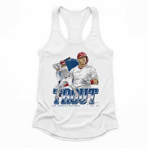 Mike Trout Los Angeles A MLB Baseball Players MLBMTR302N Flowy Tank - Sportilla