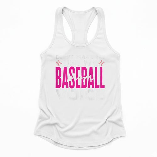 Mothers Don'T Make Me Use My Baseball Mom Voice Flowy Tank - Sportilla