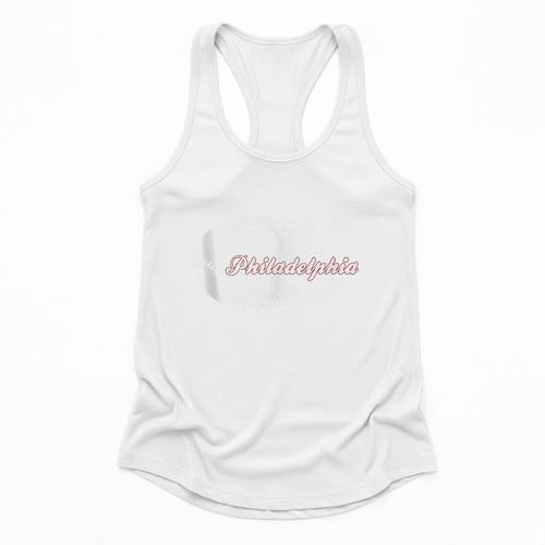 Philadelphia Baseball Skyline Philly Men Women Flowy Tank - Sportilla