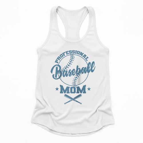 Professional Baseball Mom Team Sports Raglan Baseball Tee Flowy Tank - Sportilla