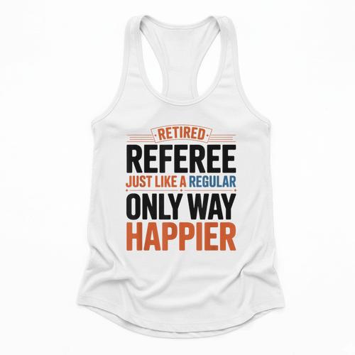 Retired Basketball Referee For Baseball Refs Flowy Tank - Sportilla