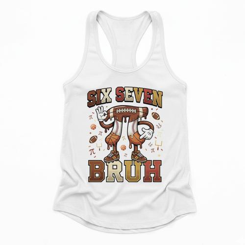 Six Seven 67 Happy Pi Day 314 Football Basketball Baseball Flowy Tank - Sportilla