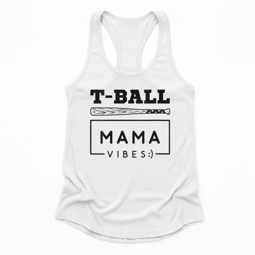 T-Ball Baseball Mom Teeball Mom Mother's Day 2024 Flowy Tank - Sportilla