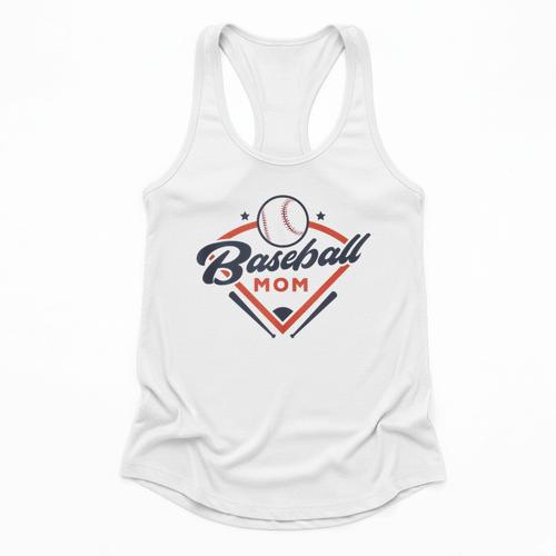 Vintage Baseball Mom Ballpark Momma Baseball Lover Flowy Tank - Sportilla
