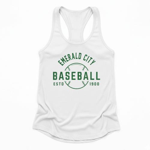 Wizard Of Oz Emerald City Baseball Costume Halloween Flowy Tank - Sportilla