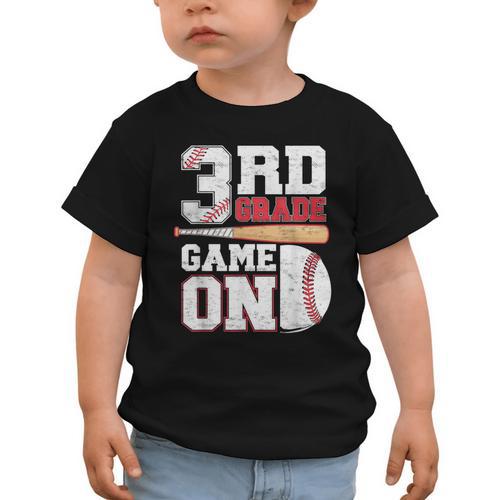 3rd Grade Game On Back To School Baseball Boy Third Grade Graphic Toddler T-Shirt - Savourry