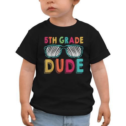 5th Grade Dude Back To School Fifth Grade Student Graphic Toddler T-Shirt - Savourry