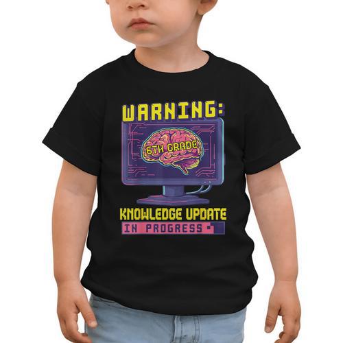 6th Grade Back To School Sixth Grade Smart Boys Computer Graphic Toddler T-Shirt - Savourry