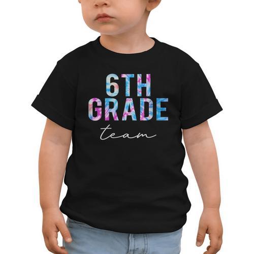 6th Grade Team Tie Dye Back To School First Day Of School Graphic Toddler T-Shirt - Savourry