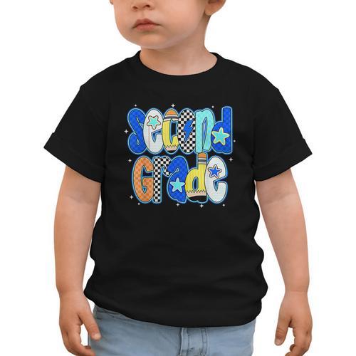 Back To School Hello Second Grade Team 2nd Grade Boy Girl Graphic Toddler T-Shirt - Savourry