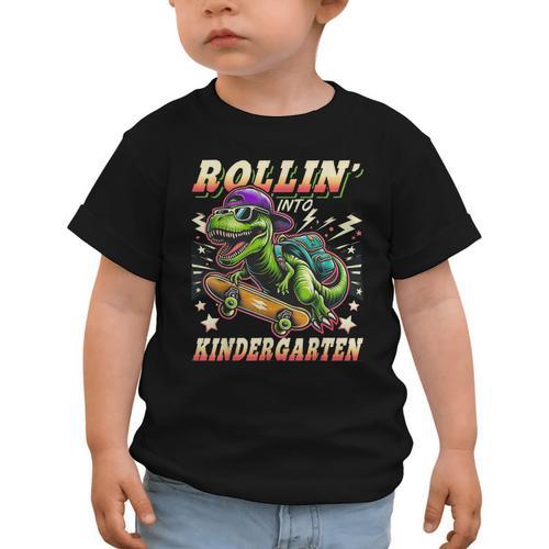 Back To School Kindergarten Dinosaur First Day Of School Boy Graphic Toddler T-Shirt - Savourry