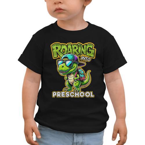 Back To School Preschool Dinosaur First Day Of School Boy Graphic Toddler T-Shirt - Savourry