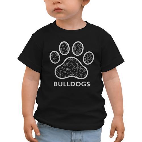Bulldogs Tshirt Mascot Back To School Outfit Team Spirit Graphic Toddler T-Shirt - Savourry