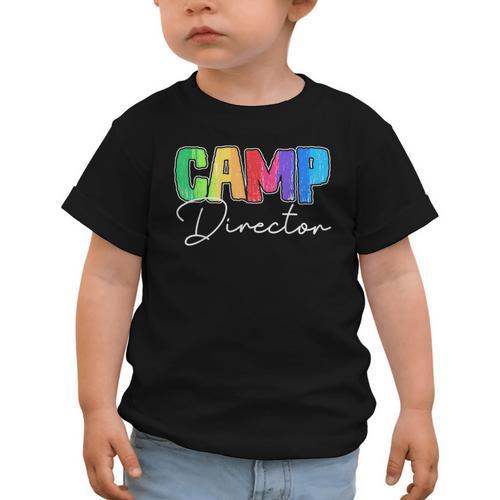 Camp Director Counselor Camper Camping Back To School Graphic Toddler T-Shirt - Savourry