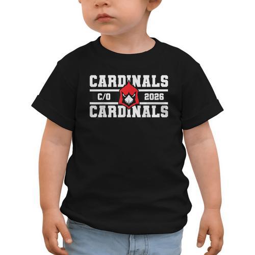 Cardinals Class Of 2026 Back To School Spirit RB Graphic Toddler T-Shirt - Savourry