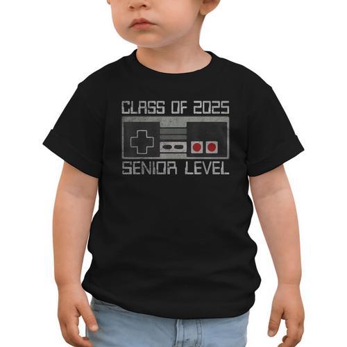 Class Of 2025 Senior Level Back To School Gamer Graduation Graphic Toddler T-Shirt - Savourry