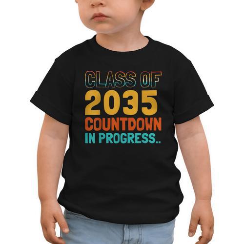 Class Of 2035 Countdown In Progress Fun Back To School Retro Graphic Toddler T-Shirt - Savourry