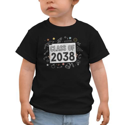 Class Of 2038 Grow Wiith Me School Back To School First Day Graphic Toddler T-Shirt - Savourry
