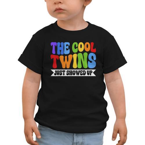 Cool Twins Just Showed Up Kid Boy Teen Twin Back To School Graphic Toddler T-Shirt - Savourry