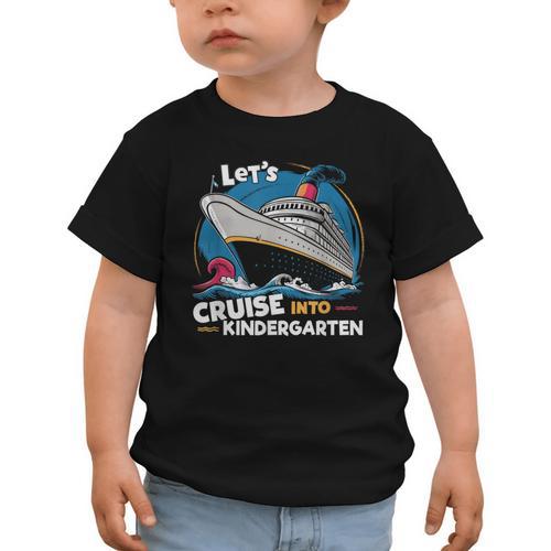 Cruise Ship Kindergarten Back To School Boys Girls Kids Graphic Toddler T-Shirt - Savourry