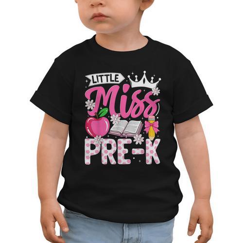 Cute Back To School Pre-K First Day Of School Pre-K Girls Graphic Toddler T-Shirt - Savourry