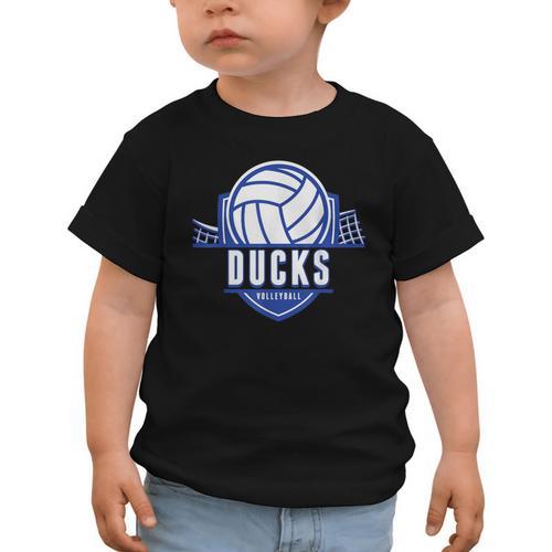 Ducks Volleyball Back To School Spirit B Graphic Toddler T-Shirt - Savourry