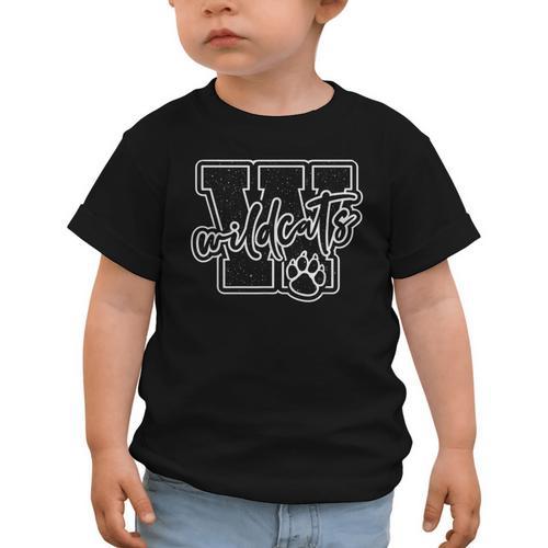 Go Cheer Wildcats High School Spirit Fan Team Back To School Graphic Toddler T-Shirt - Savourry