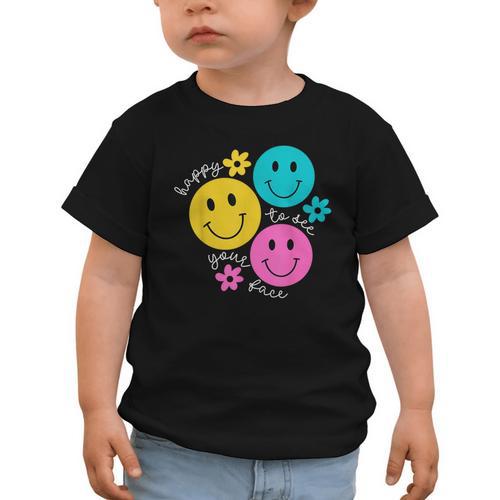 Happy To See Your Face Back To School First Day Of School Graphic Toddler T-Shirt - Savourry