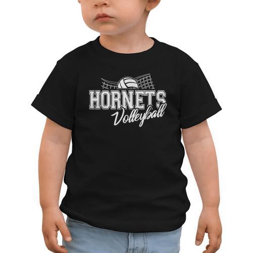 Hornets Volleyball Back To School Spirit Graphic Toddler T-Shirt - Savourry