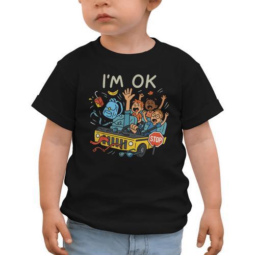 Humorous Graphic Art For School Bus Driver Back To School Graphic Toddler T-Shirt - Savourry