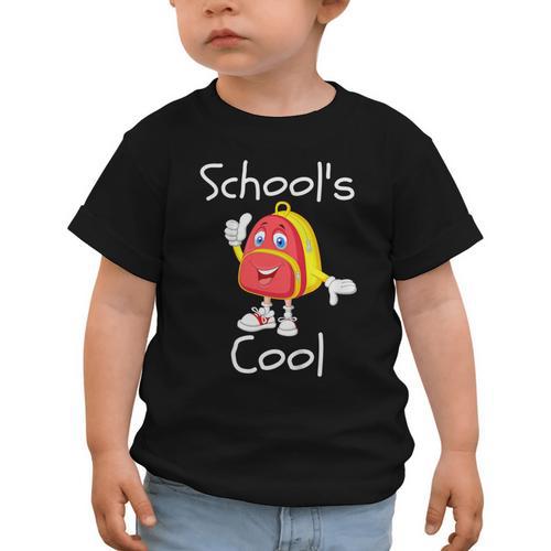 Kids School's Cool Saying Back To School For Kids Graphic Toddler T-Shirt - Savourry