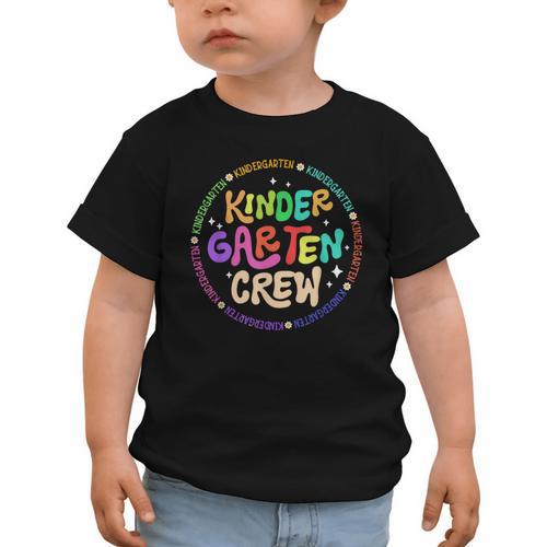 Kindergarten Crew Team Back To School 1st Day Of School Graphic Toddler T-Shirt - Savourry