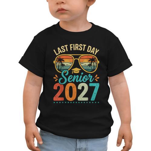 Last First Day Senior 2027 Back To School Students Tee Graphic Toddler T-Shirt - Savourry
