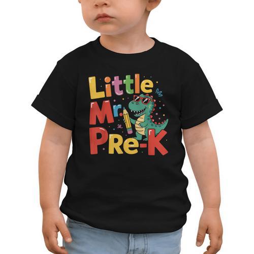 Little Mr Pre-K Dino Back To School Graphic Toddler T-Shirt - Savourry