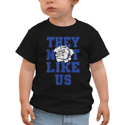 Not Like Bulldog Back To School Spirit B Graphic Toddler T-Shirt - Savourry