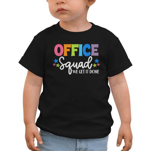 Office Squad We Get It Done Back To School First Day Graphic Toddler T-Shirt - Savourry
