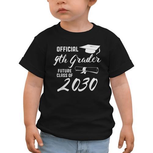 Official 9th Grader Future Class Of 2030 Back To School Graphic Toddler T-Shirt - Savourry