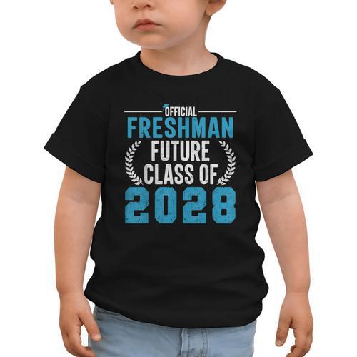 Official Freshman Future Class Of 2028 Back To School Graphic Toddler T-Shirt - Savourry