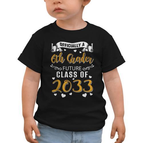 Officially a 6th Grader Future Class Of 2033 Back To School Graphic Toddler T-Shirt - Savourry