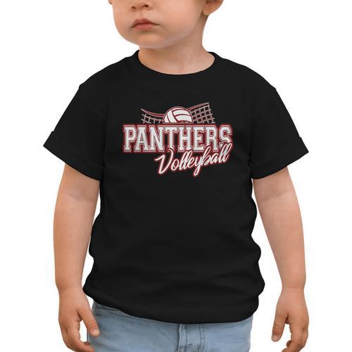 Panthers Volleyball Back To School Spirit M Graphic Toddler T-Shirt - Savourry