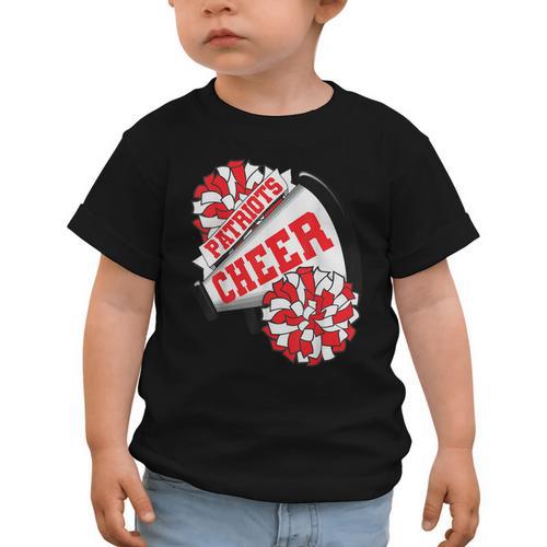 Patriots Cheer Back To School Cheerleading Spirit R Graphic Toddler T-Shirt - Savourry